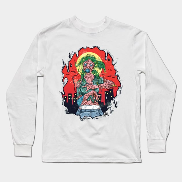 Crisis in Humanity Long Sleeve T-Shirt by mrcho